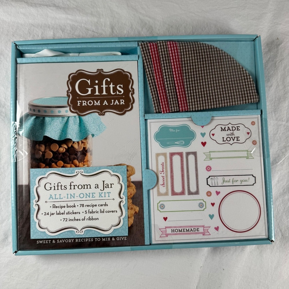 NIB New Seasons Blue Gifts from a Jar All-in-One Kit Gift Set